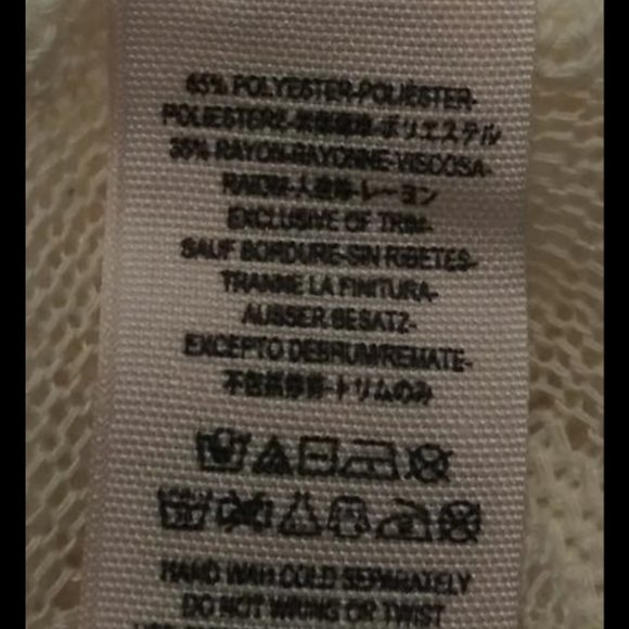 NWT Free People Ivory Crossover Tunic, Size XS - Picture 5 of 6